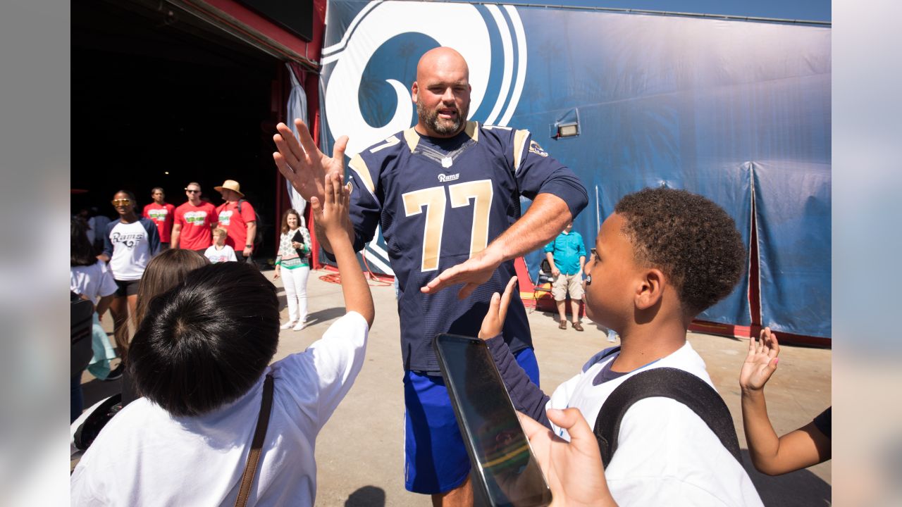 Walter Payton Man of the Year Patch - Andrew Whitworth St. Louis Rams Super  Bowl