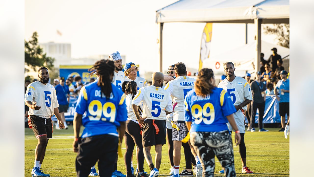 They Called Me The Cheat Code @rams Celebrity Flag Football Game  Today