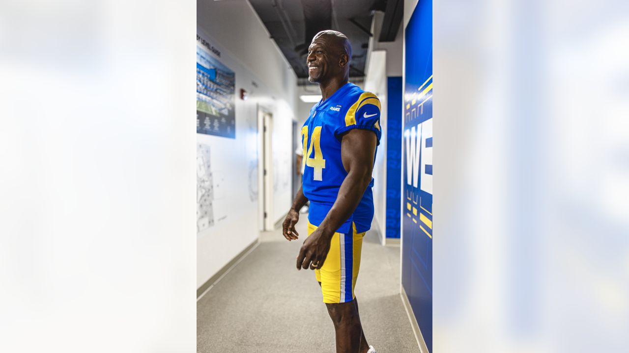 Actor Terry Crews joins the Los Angeles Rams as Rampede Captain I