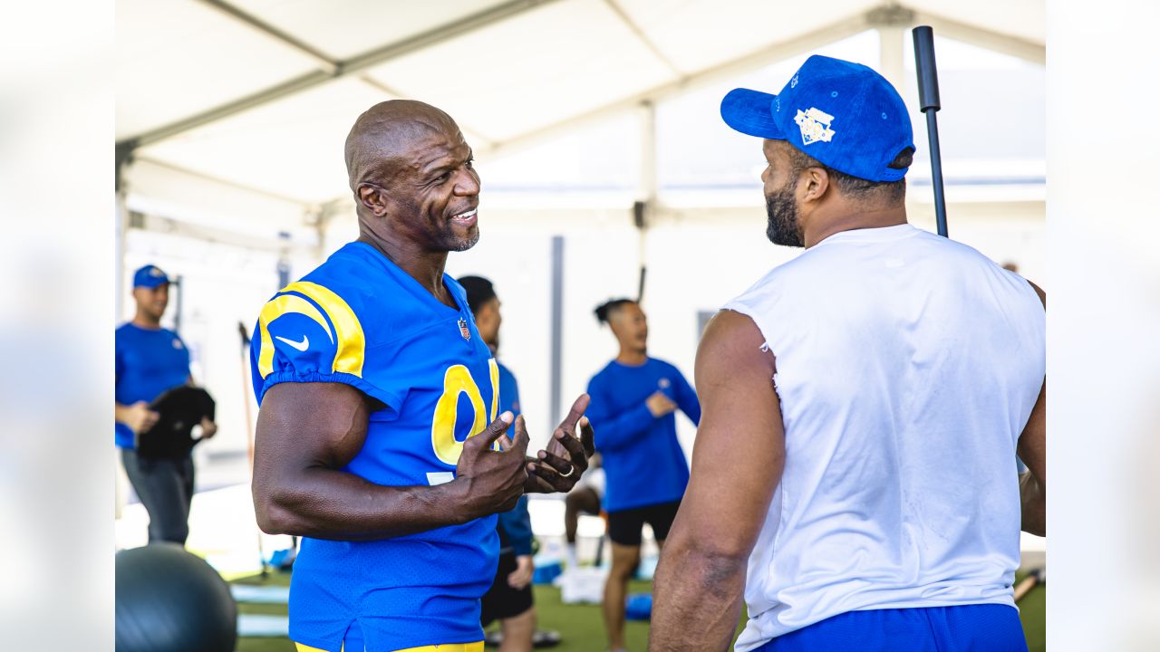 Actor Terry Crews joins the Los Angeles Rams as Rampede Captain I