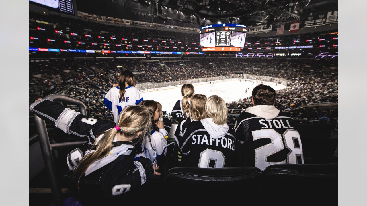 PHOTOS: Matthew Stafford watches the LA Kings take down the