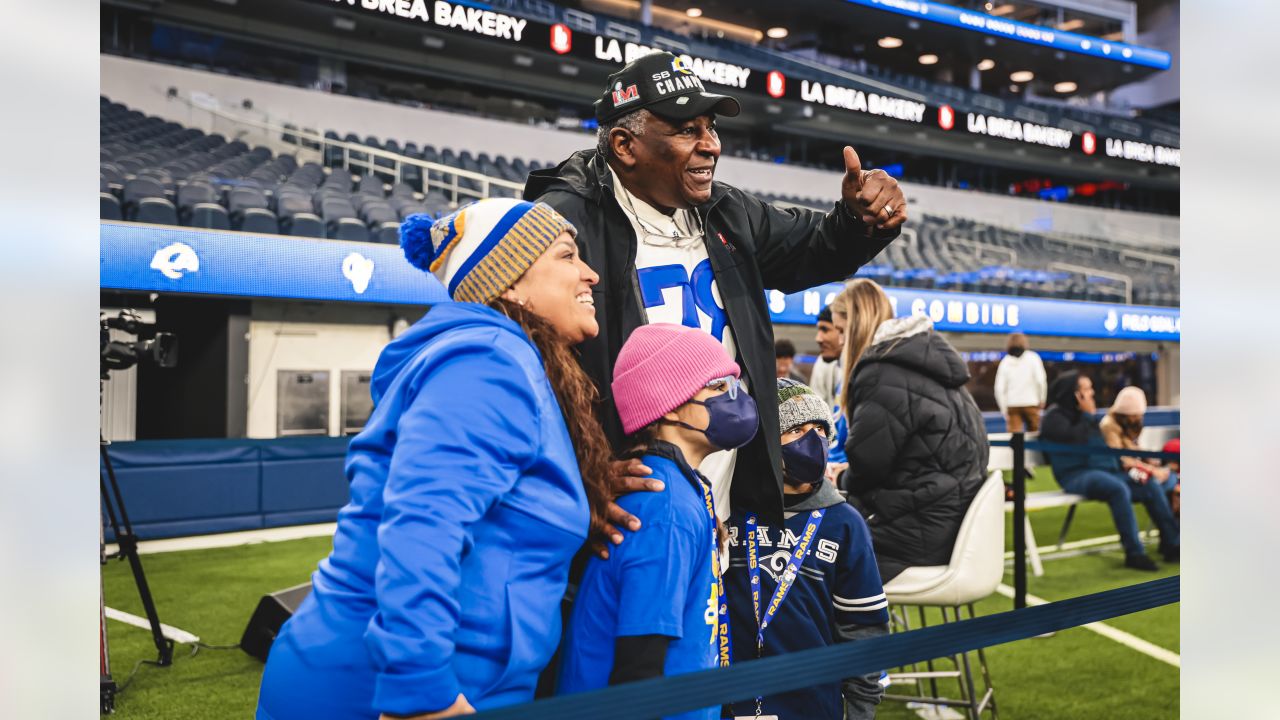 FAN PHOTOS: Rams Season Ticket Members test their skills at the Rams House  Combine