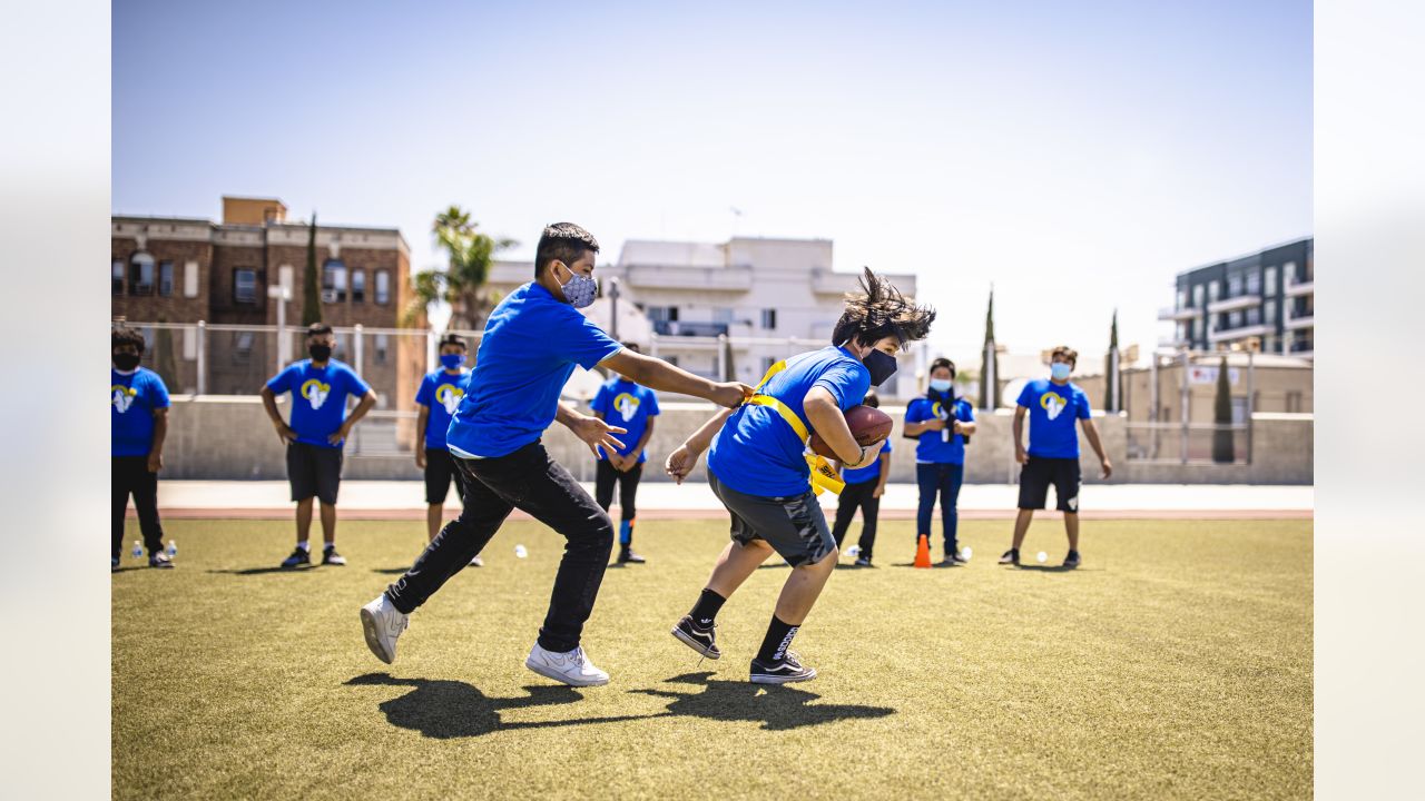 The L.A. Rams and Arsenal F.C. Unite to Host Multisport Clinic