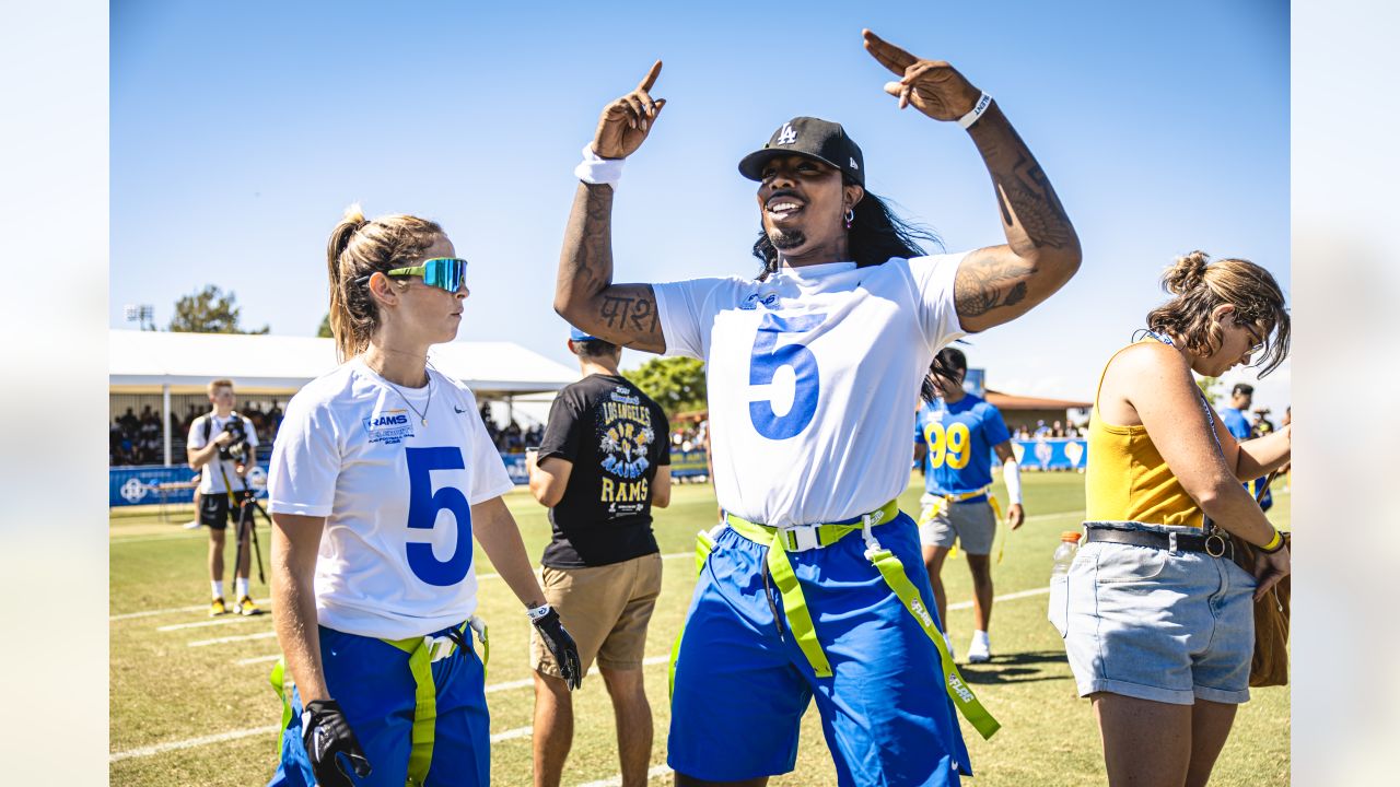 CELEBRITY PHOTOS: Stars showed up & showed out for Rams Celebrity Flag  Football Game