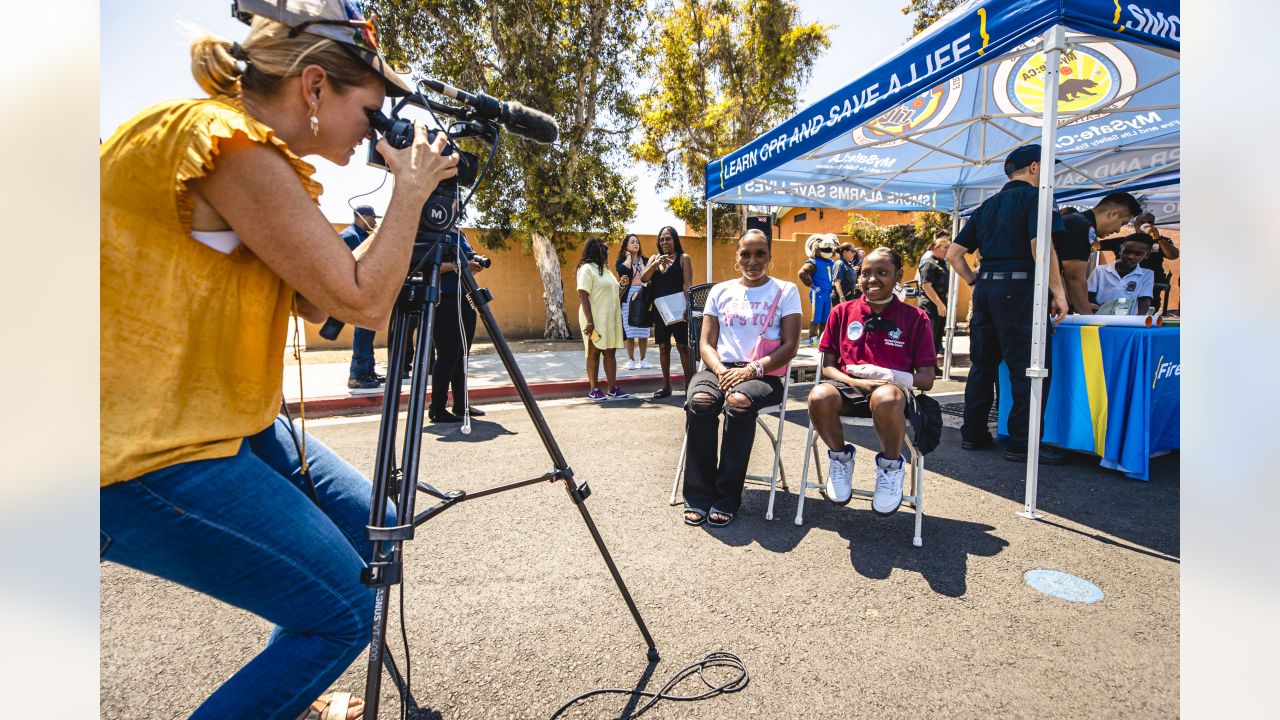 COMMUNITY PHOTOS: Rams host fundraiser for Watts Rams player injured in  firework accident