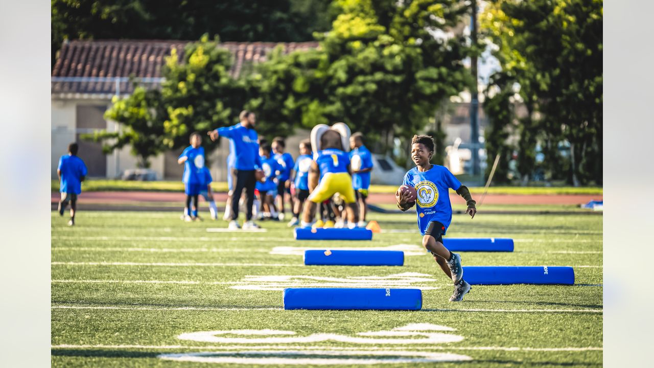 Rams Conduct Youth Football Clinic To Commemorate Juneteenth