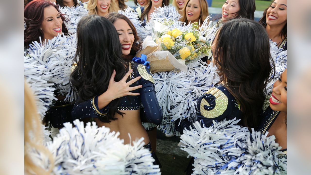 Los Angeles Rams Cheerleader Hopeful Sativa Editorial Stock Photo