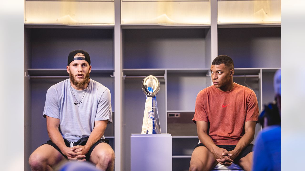 Look: Cooper Kupp hung out with Kylian Mbappé at SoFi Stadium, swapped  jerseys with him