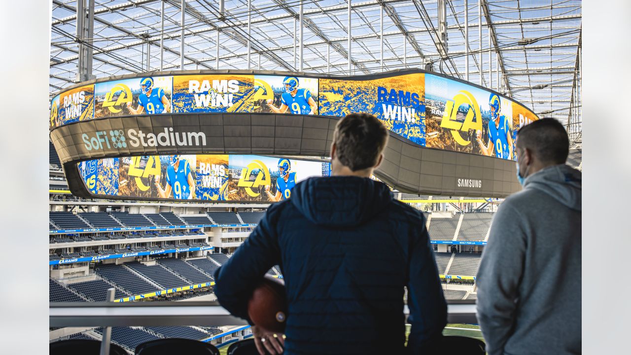 PHOTOS: Matthew Stafford's first visit to SoFi Stadium