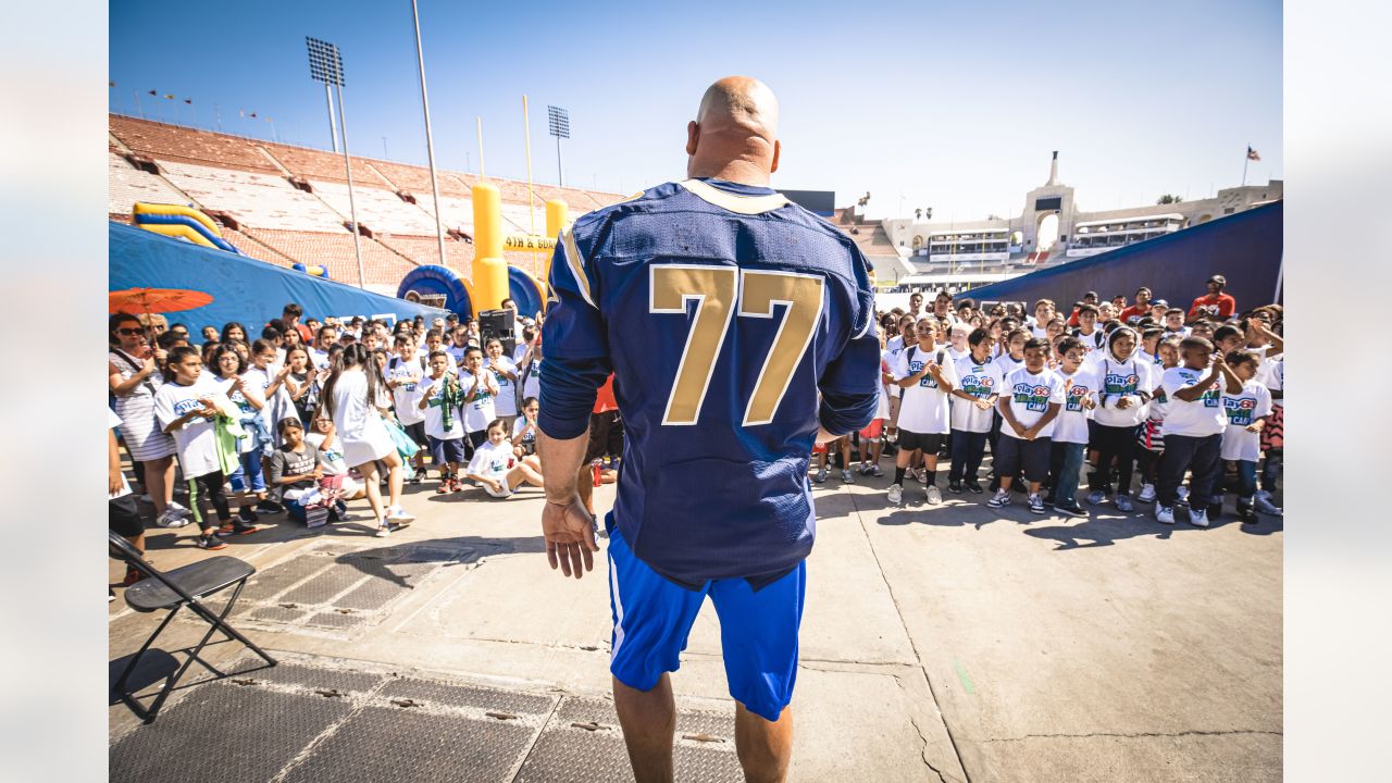 Super Bowl LVI LA Rams Andrew Whitworth Walter Payton Man-of-Year⭐PLASTIC⭐ Patch