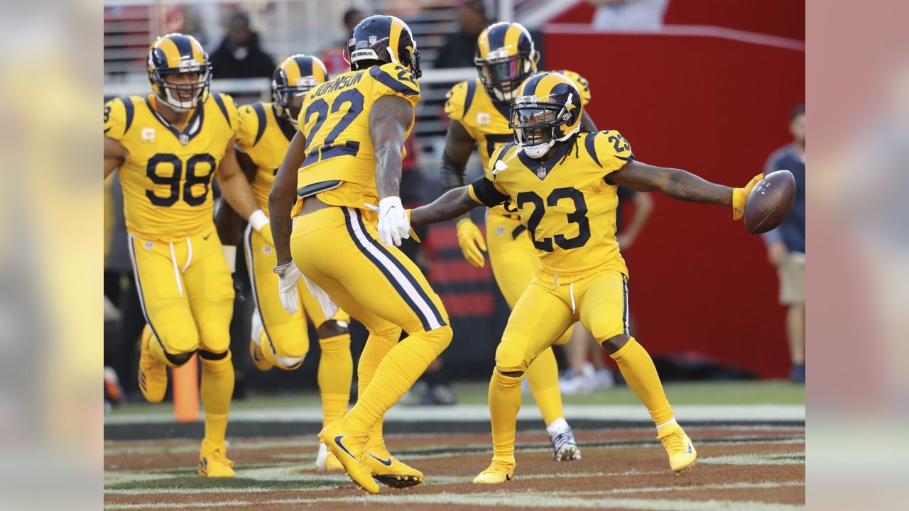 49ers go all black, Rams all yellow for Color Rush on 'Thursday Night  Football'