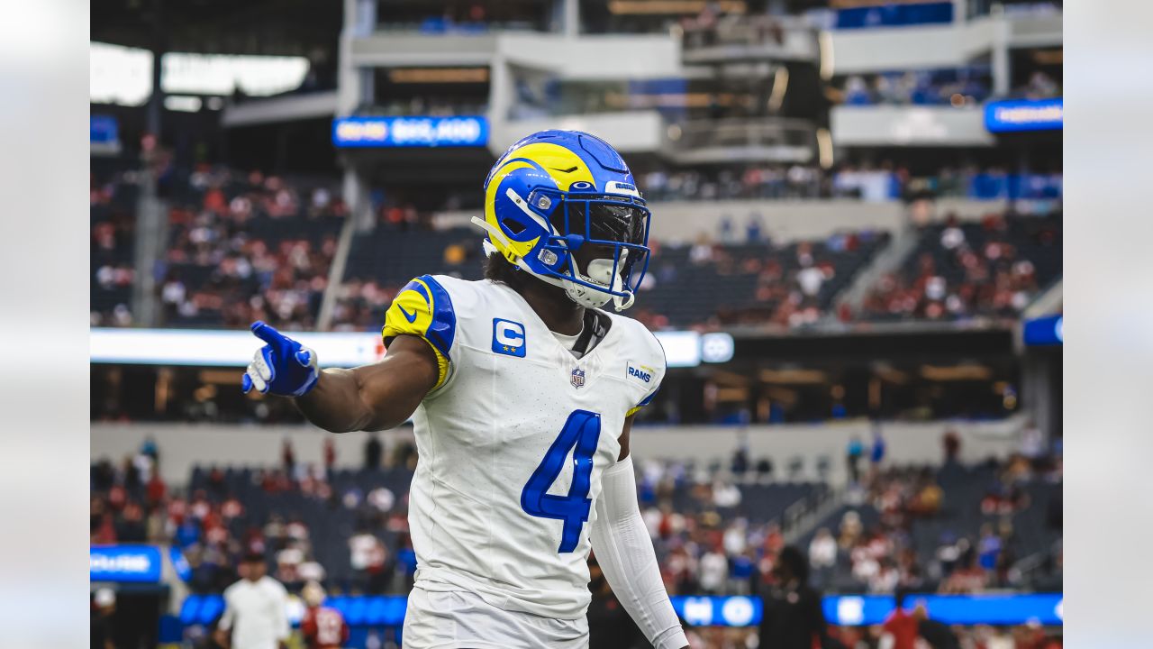 PREGAME PHOTOS: Rams hit the field at SoFi Stadium for pregame warmups  ahead of 2023 home opener vs. 49ers