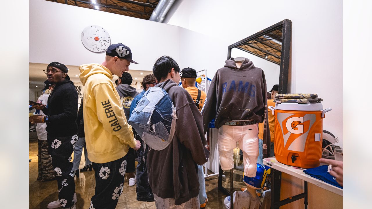 PHOTOS: Rams WR Van Jefferson & S Quentin Lake attend the VIP Rams X Gallery  Dept. Collection launch