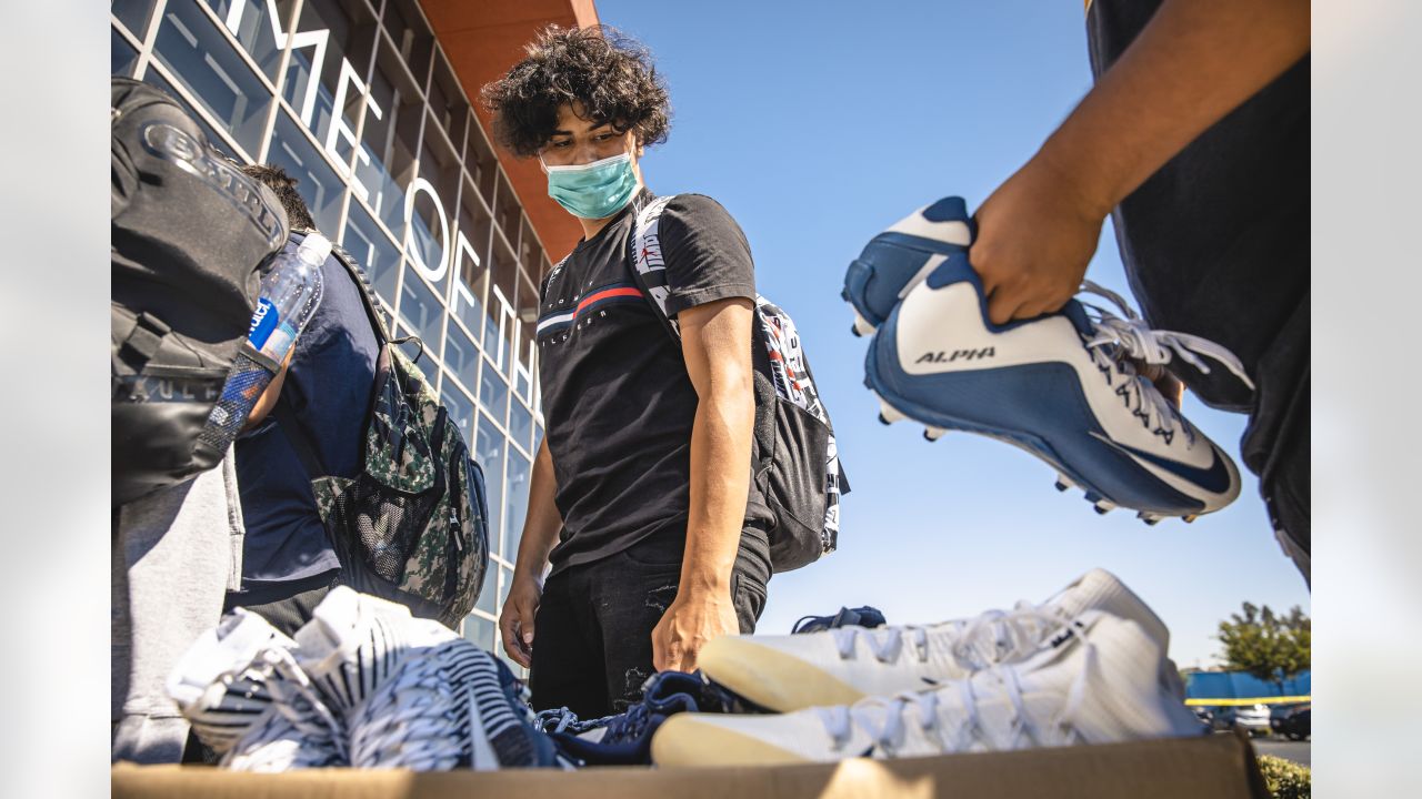 Rams Bring Cleats For Character Program To Roosevelt - East L.A.