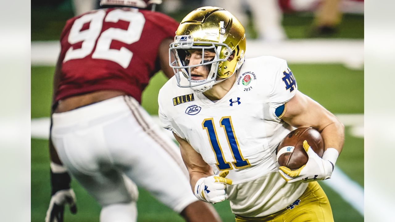 Los Angeles Rams select Notre Dame Fighting Irish wide receiver Ben  Skowronek with No. 249 pick in 2021 draft