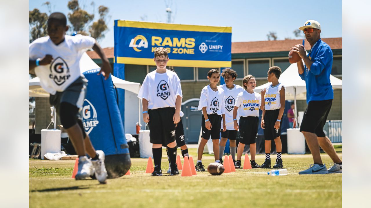 Rams Conduct Youth Football Clinic To Commemorate Juneteenth