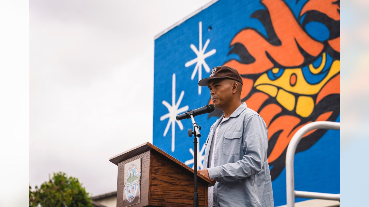 PHOTOS: Artist DJ Javier unveils mural celebrating AAPI heritage