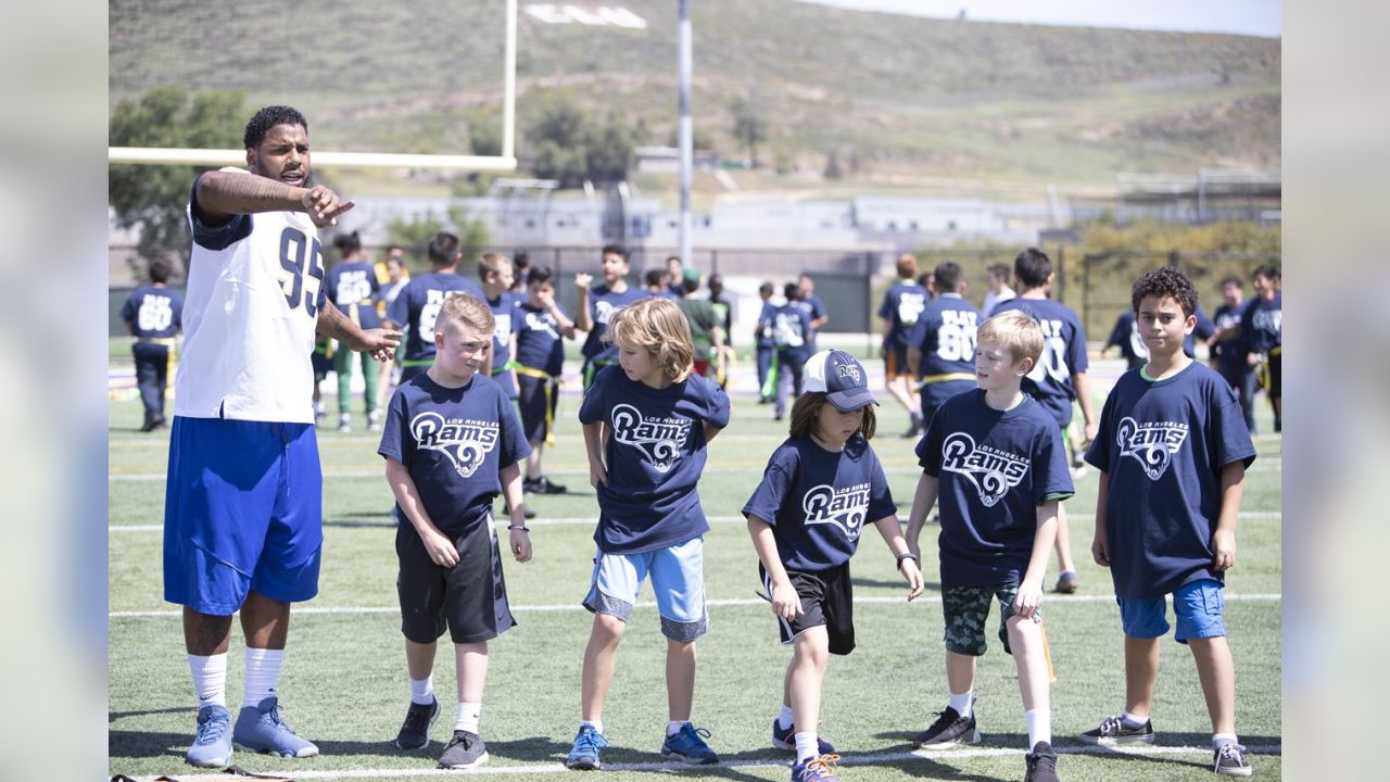 Los Angeles Rams Community  Rams host NFL Play 60 Field Day for Oak Hills  Elementary School students