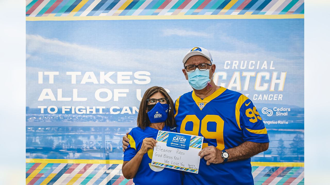 Rams honor many fans through Crucial Catch - Intercept Cancer