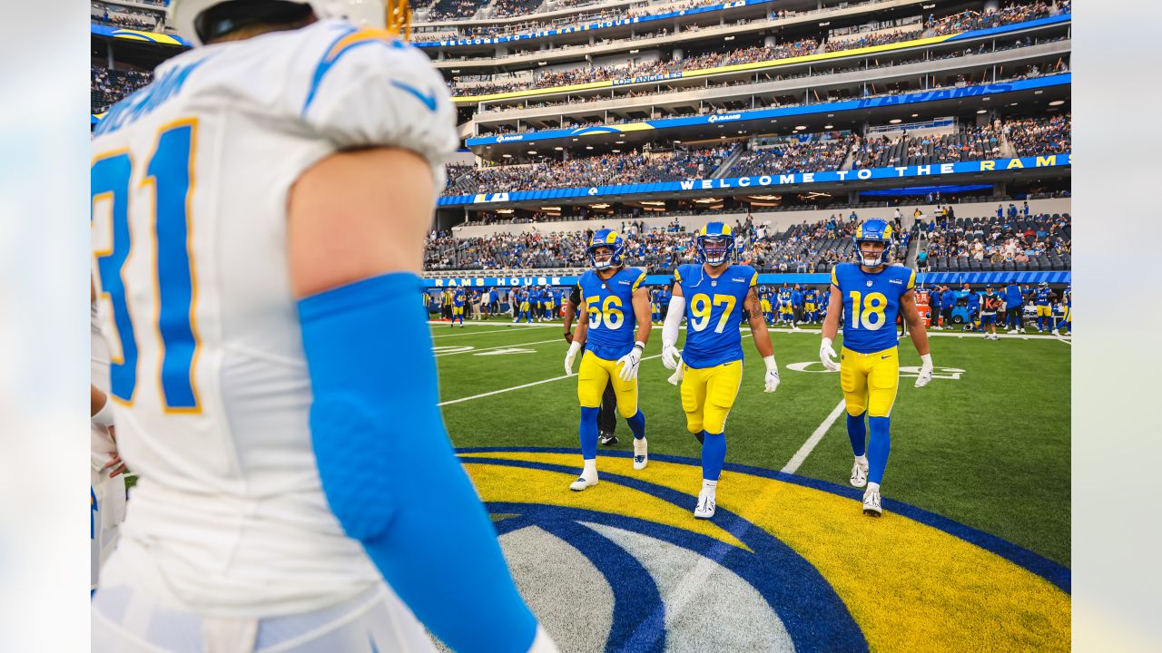 PREGAME PHOTOS: Rams hit the field at SoFi Stadium for pregame