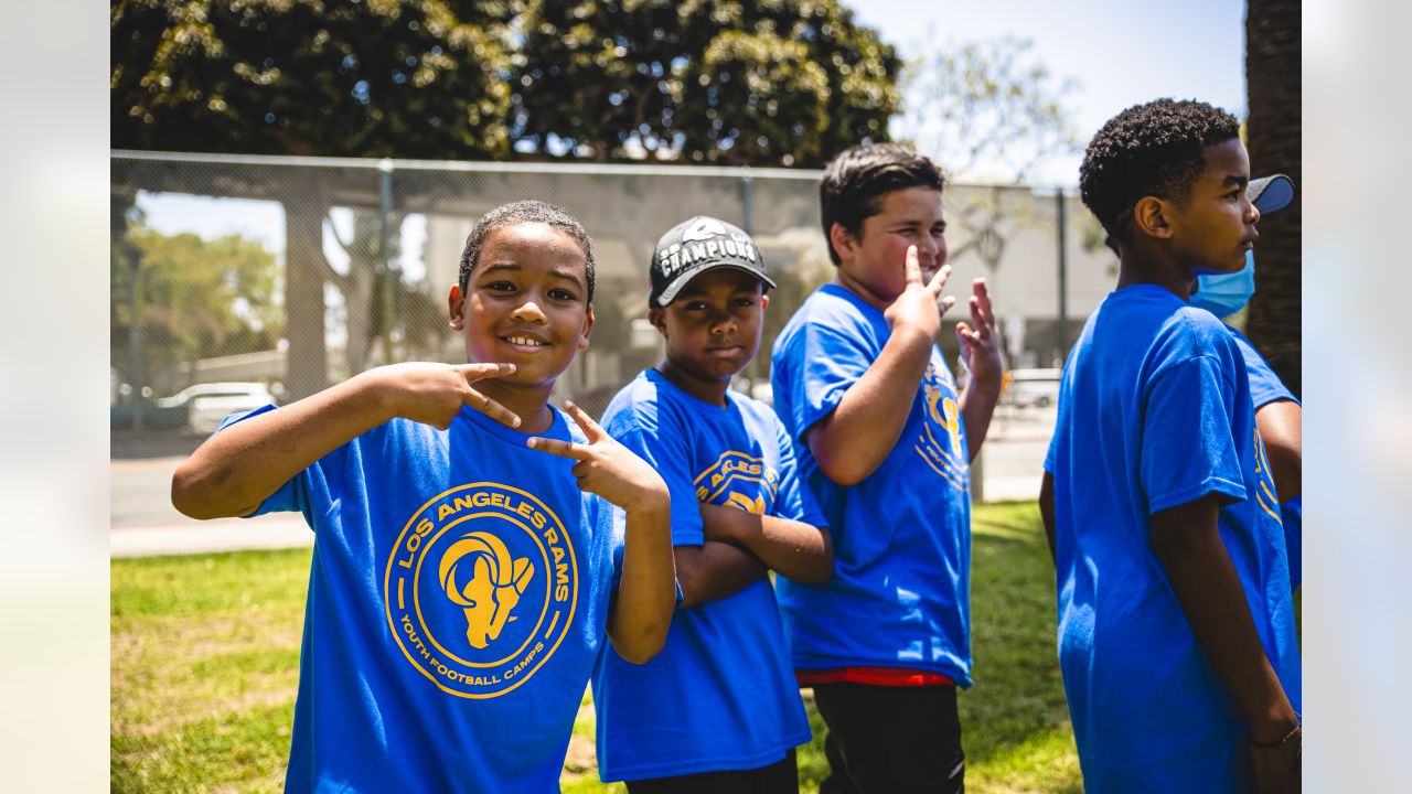 Photo Gallery: Los Angeles Rams hold a youth football camp in Adelanto