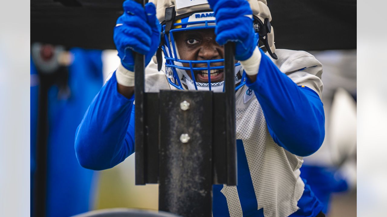 PRACTICE PHOTOS: Ernest Jones, Kyren Williams, Marquise Copeland & more  Rams players practicing with intensity at OTAs