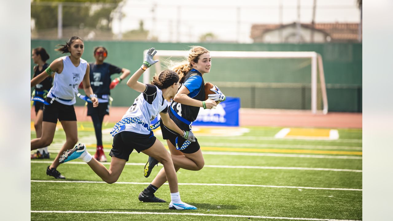 Los Angeles Rams Community, Inspiring the next generation of girls flag  football & women in sports