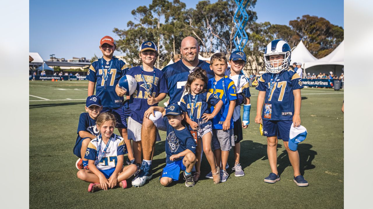 Super Bowl LVI LA Rams Andrew Whitworth Walter Payton  Man-of-Year⭐PLASTIC⭐Patch