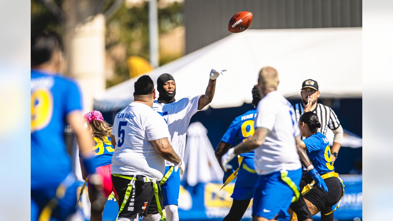 CELEBRITY PHOTOS: Stars showed up & showed out for Rams Celebrity Flag  Football Game