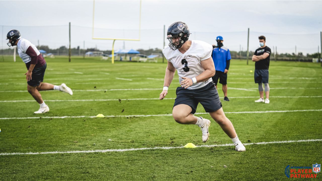 Max Pircher (Left Tackle) gets his first NFL snaps (LA Rams) NFL  International Pathway Player 