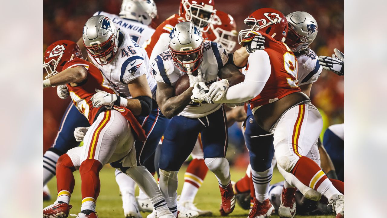 Los Angeles Chargers running back Sony Michel (20) during the