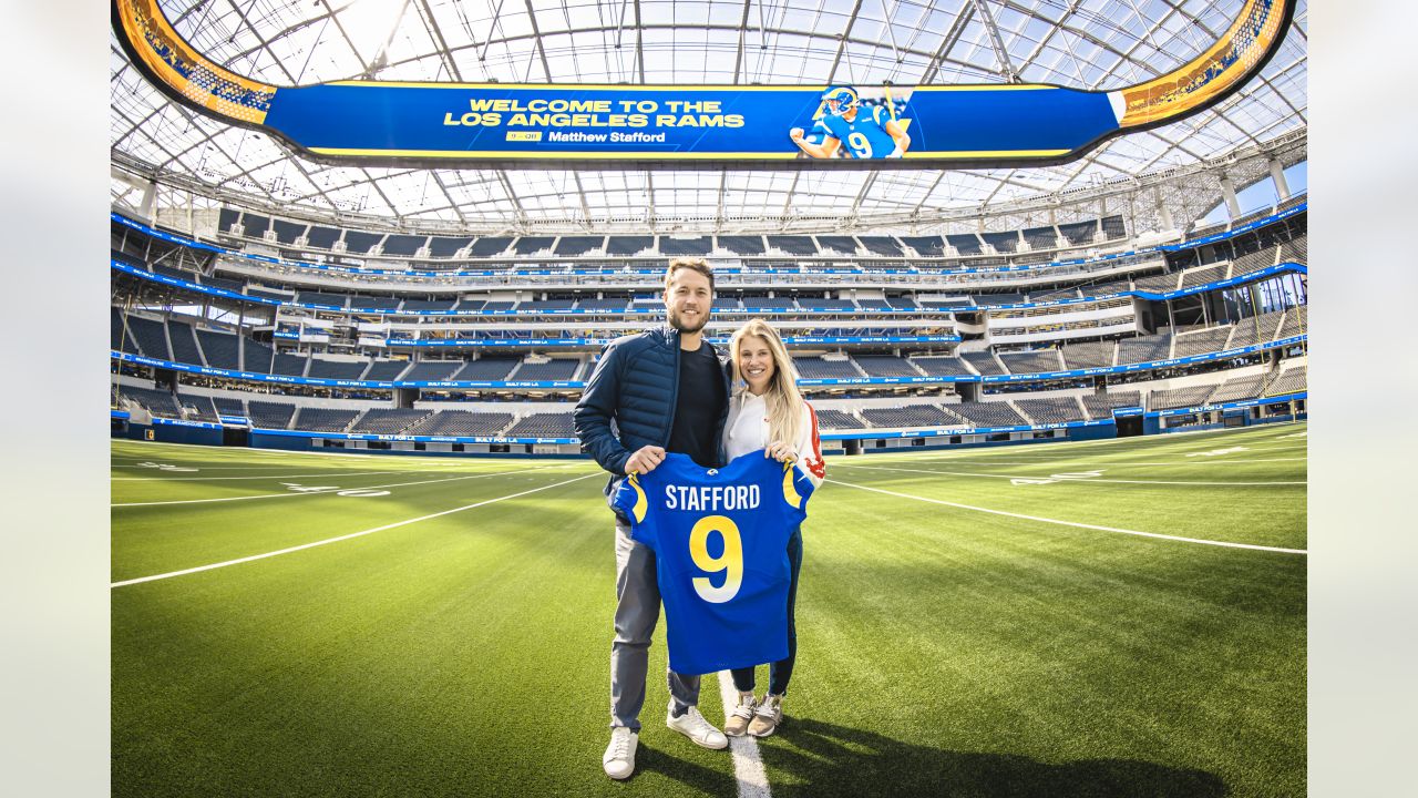 PHOTOS: Matthew Stafford's first visit to SoFi Stadium 