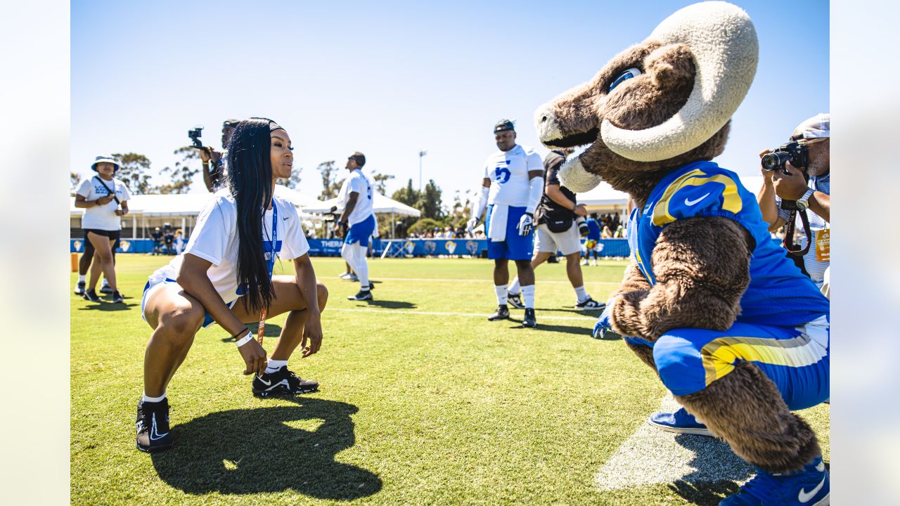 CELEBRITY PHOTOS: Who's at camp  Notable figures that made an appearance  at Rams Training Camp