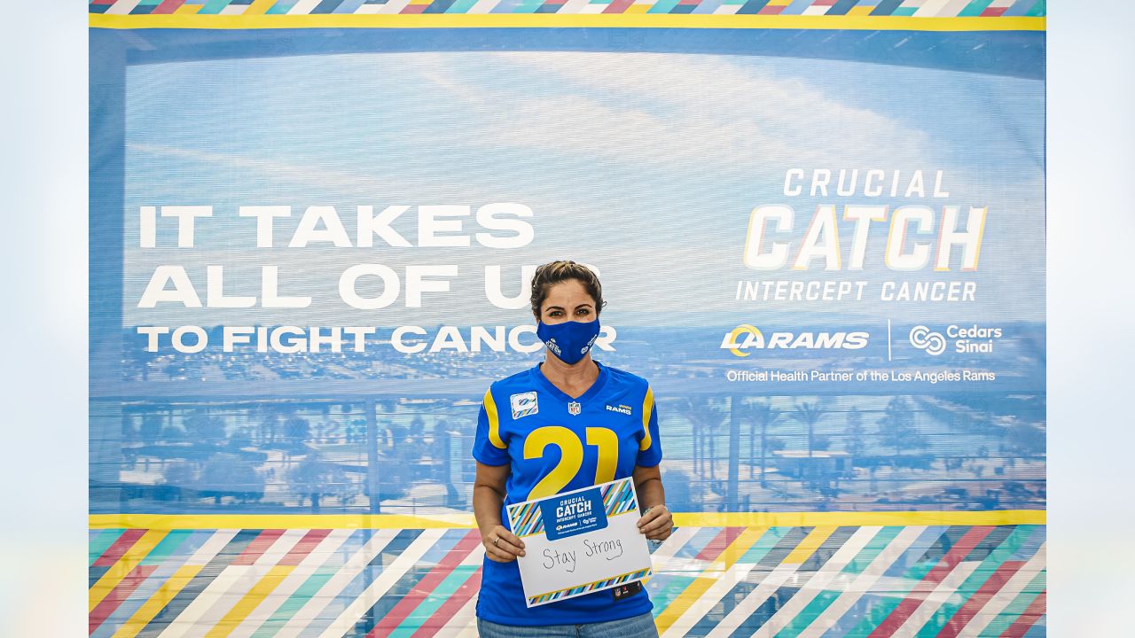 Official crucial Catch Intercept Cancer Los Angeles Rams 2023