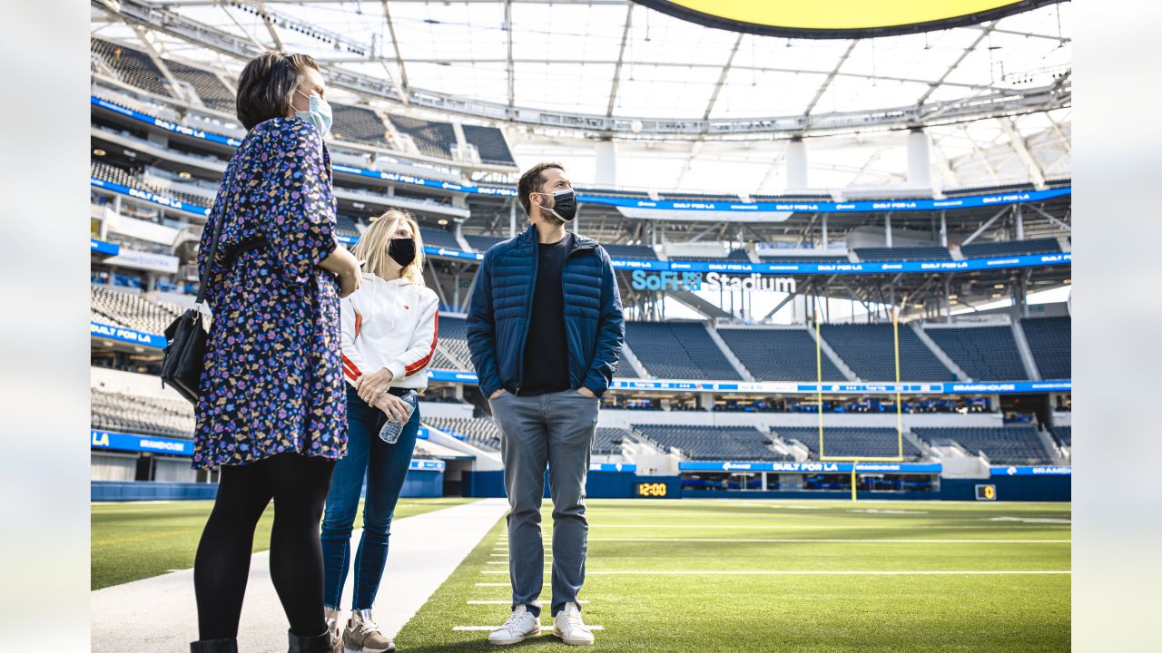 PHOTOS: Matthew Stafford's first visit to SoFi Stadium