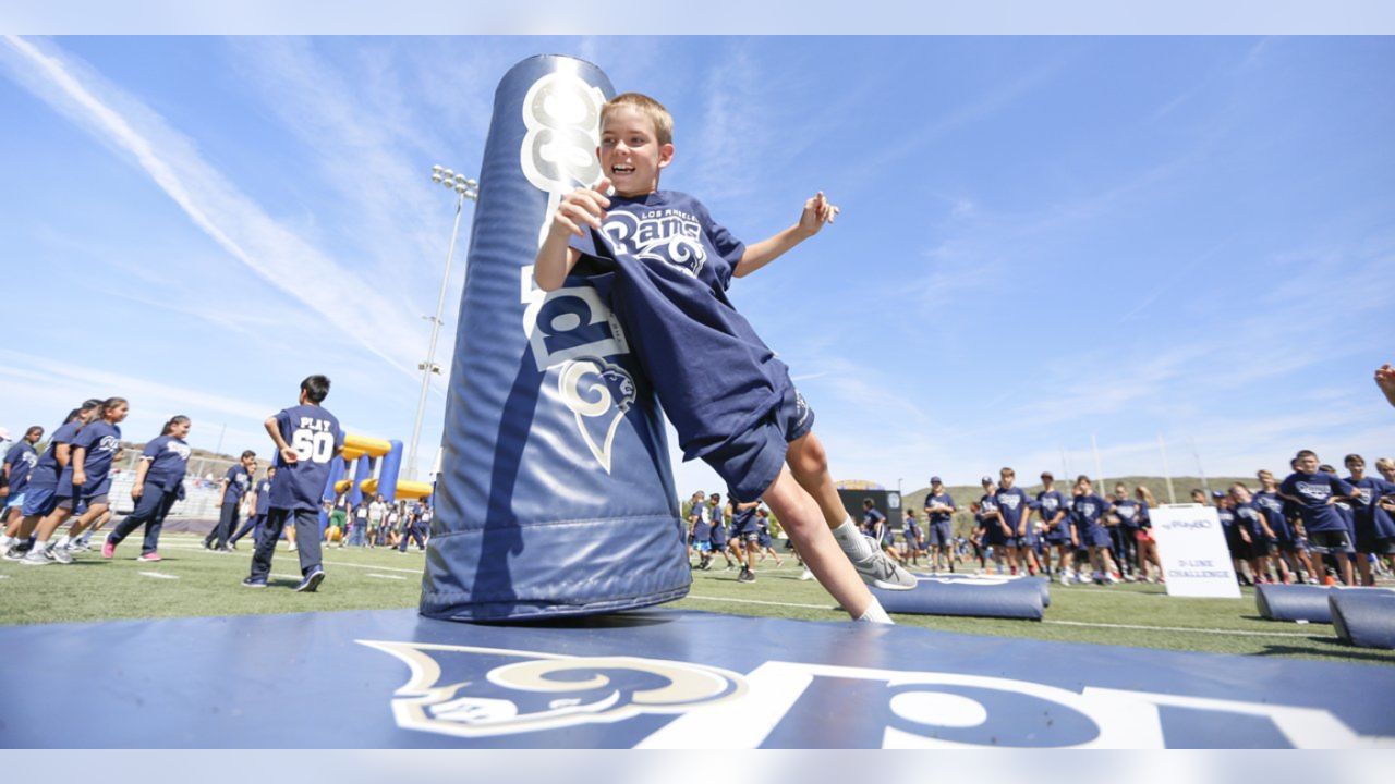 Los Angeles Rams Community  Rams host NFL Play 60 Field Day for Oak Hills  Elementary School students