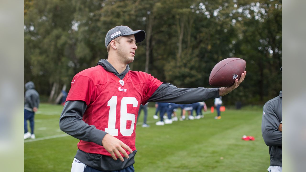 London, UK. 27 October 2019. Rams Quarterback, Jared Goff (16