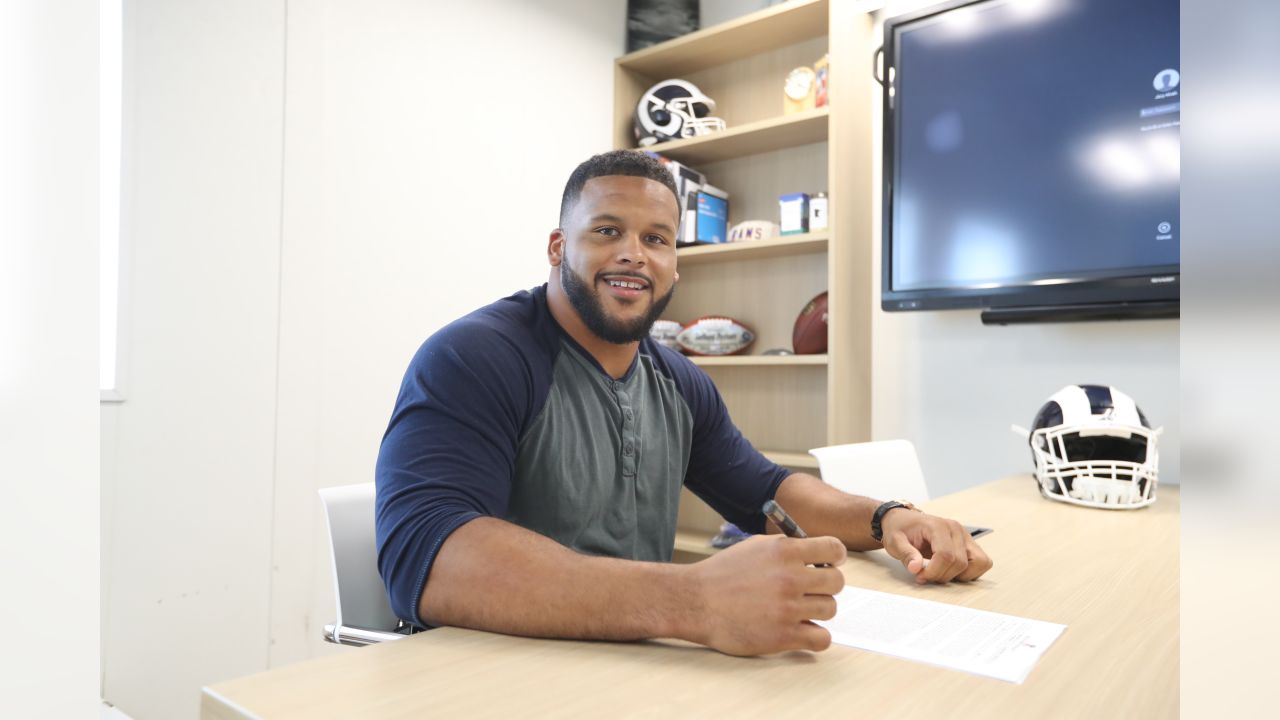 Aaron Donald 99 Solutions Foundation - Congratulations AD! He's now  officially the Rams all-time leader in sacks! #hardworkpaysoff