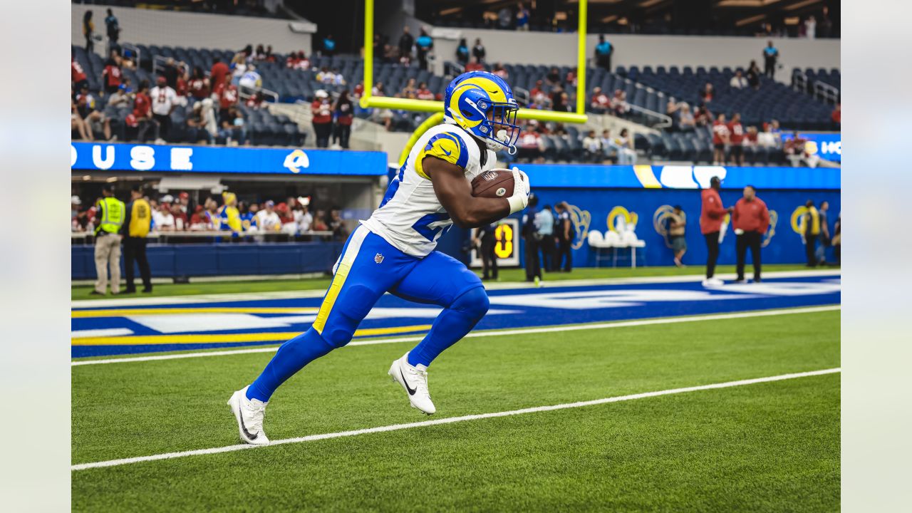 PREGAME PHOTOS: Rams hit the field at SoFi Stadium for pregame warmups  ahead of 2023 home opener vs. 49ers