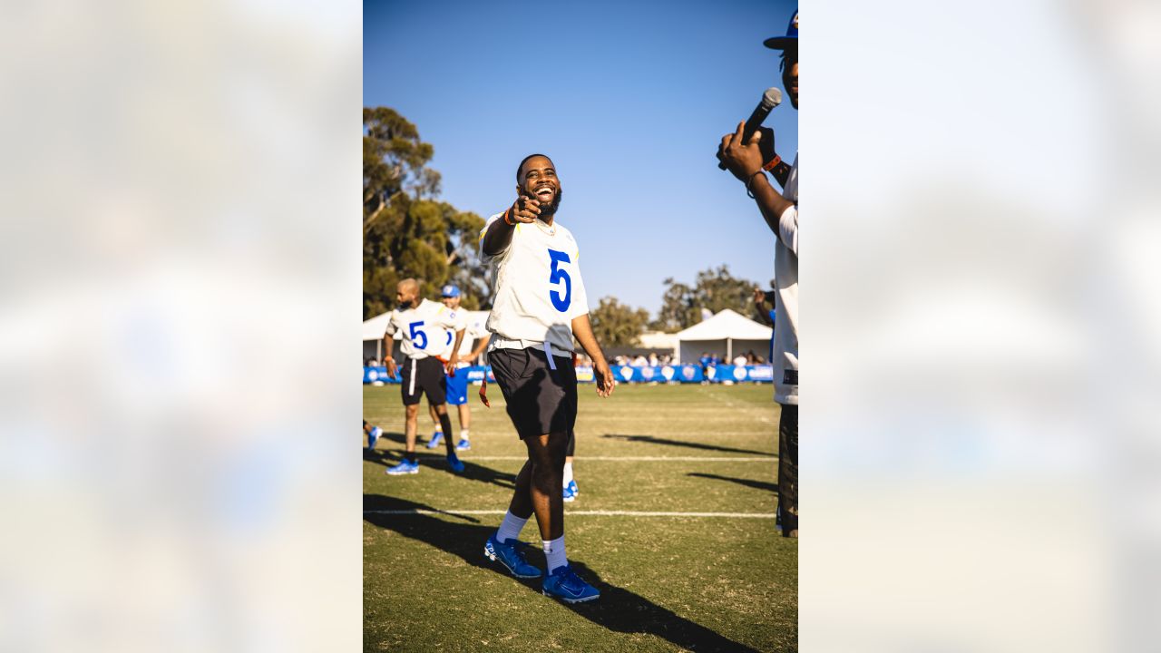 They Called Me The Cheat Code @rams Celebrity Flag Football Game  Today