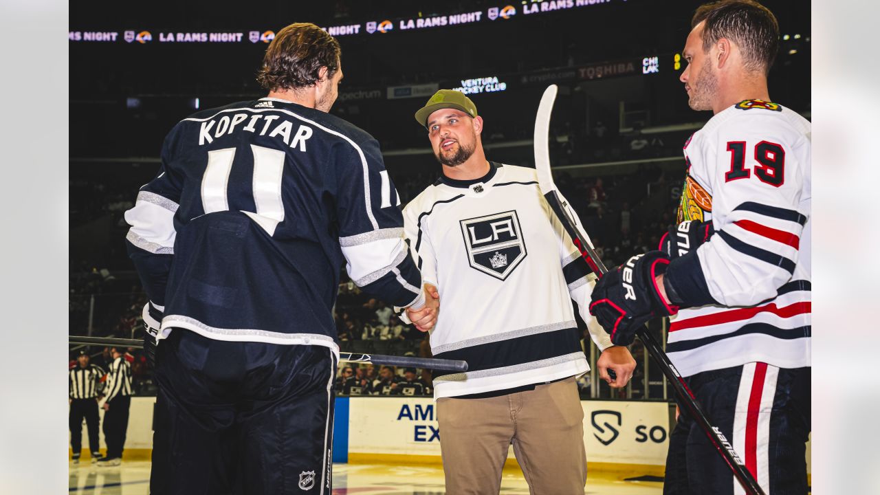 PHOTOS: Rams players visit Los Angeles Kings at Crypto.com Arena for LA Rams  night