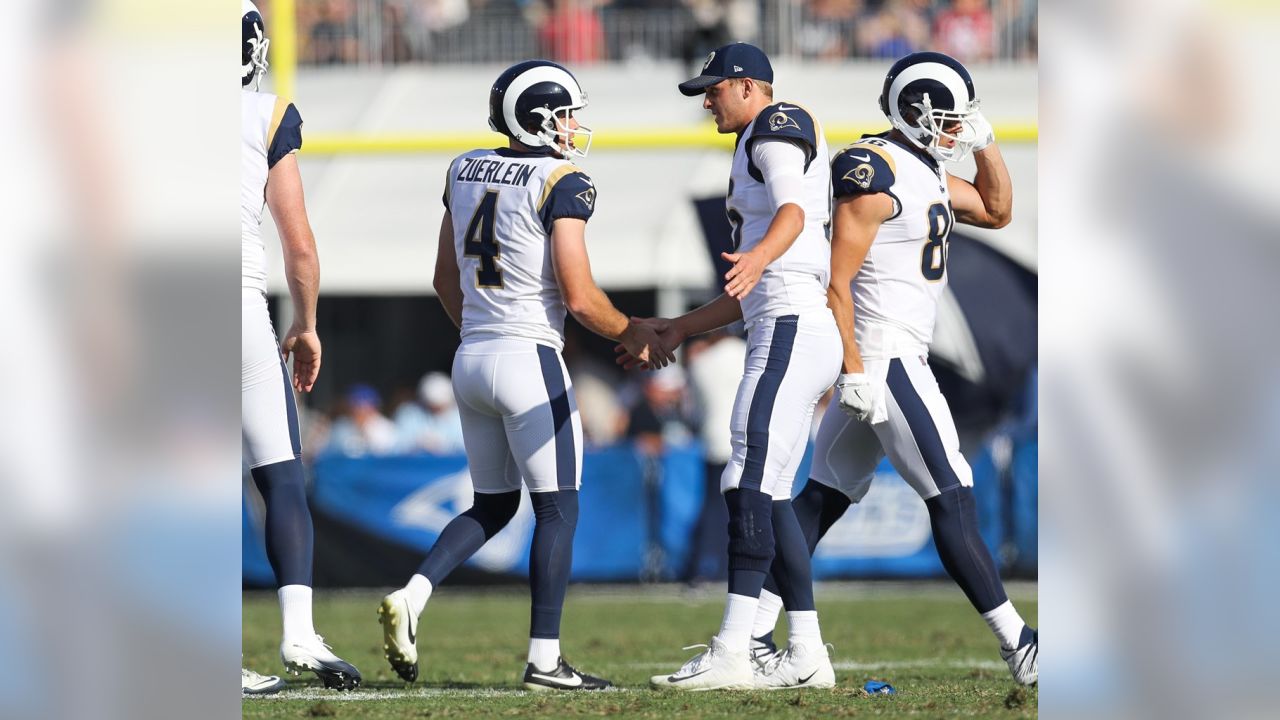 Nov 12, 2017; Los Angeles, CA, USA; Los Angeles Rams wide receiver Sammy  Watkins (12) runs to the end zone on his way to a 17 yard touchdown in the  third quarter