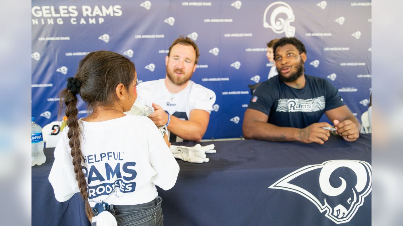 Jeremiah Kolone Los Angeles Rams Women's Team Royal Football