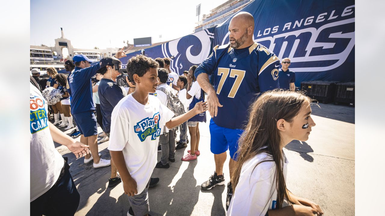 Super Bowl LVI LA Rams Andrew Whitworth Walter Payton  Man-of-Year⭐PLASTIC⭐Patch