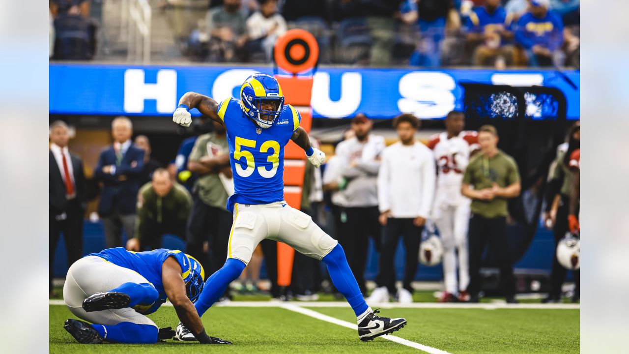 GAME PHOTOS: Rams vs. Arizona Cardinals Week 10 at SoFi Stadium  RB  Darrell Henderson Jr. & WR Van Jefferson's touchdown & more