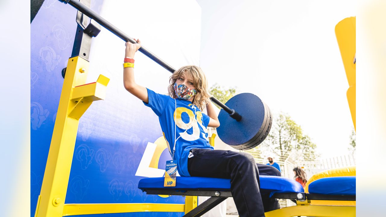 Los Angeles Rams Community Event Recap  Rams Legend Andrew Whitworth, COO  Kevin Demoff, Rams organization & fans take part in WalkUnitedLA 2022