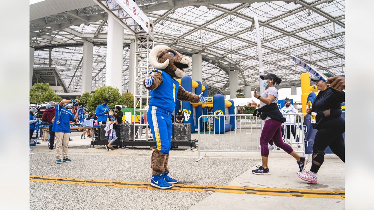 Los Angeles Rams Community Event Recap  Rams Legend Andrew Whitworth, COO  Kevin Demoff, Rams organization & fans take part in WalkUnitedLA 2022