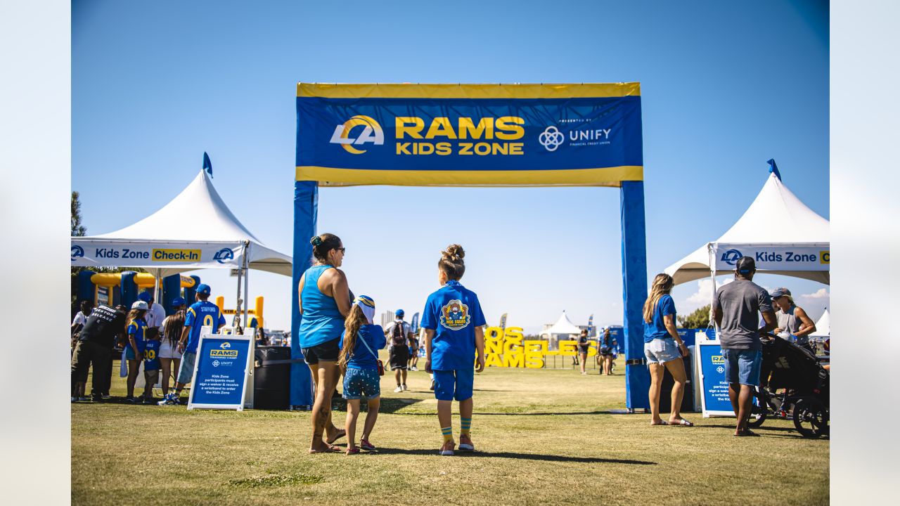 FAN PHOTOS: Rams welcome fans for first open Training Camp practice