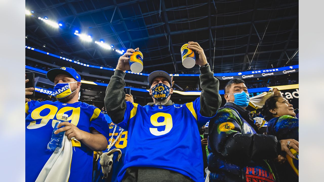 FAN PHOTOS: Best of Rams fans at SoFi Stadium for big Wild Card