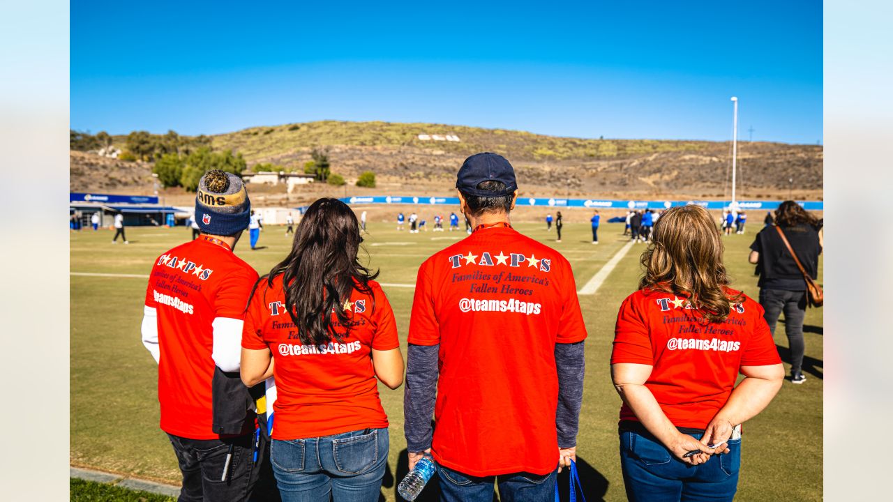 Los Angeles Rams Salute to Service with teams4taps